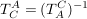 $ T_{C}^{A}=(T_{A}^{C})^{-1} $ $ T_{C}^{A}=(T_{A}^{C})^{-1} $